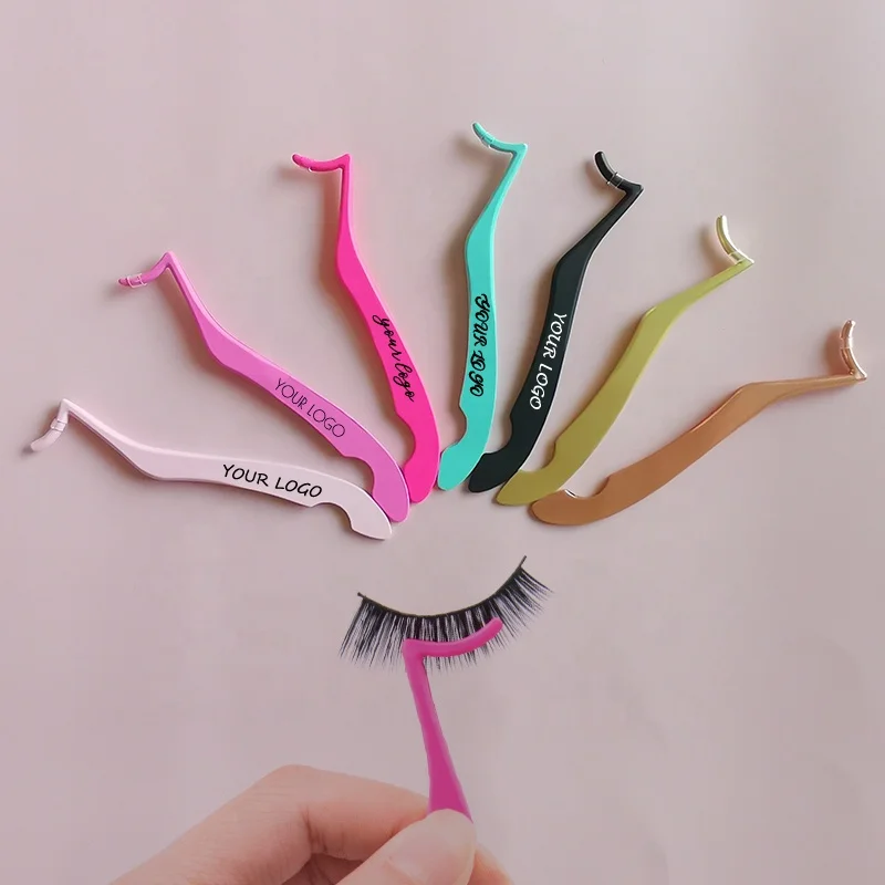  Custom lash tools eyelash tweezers private label