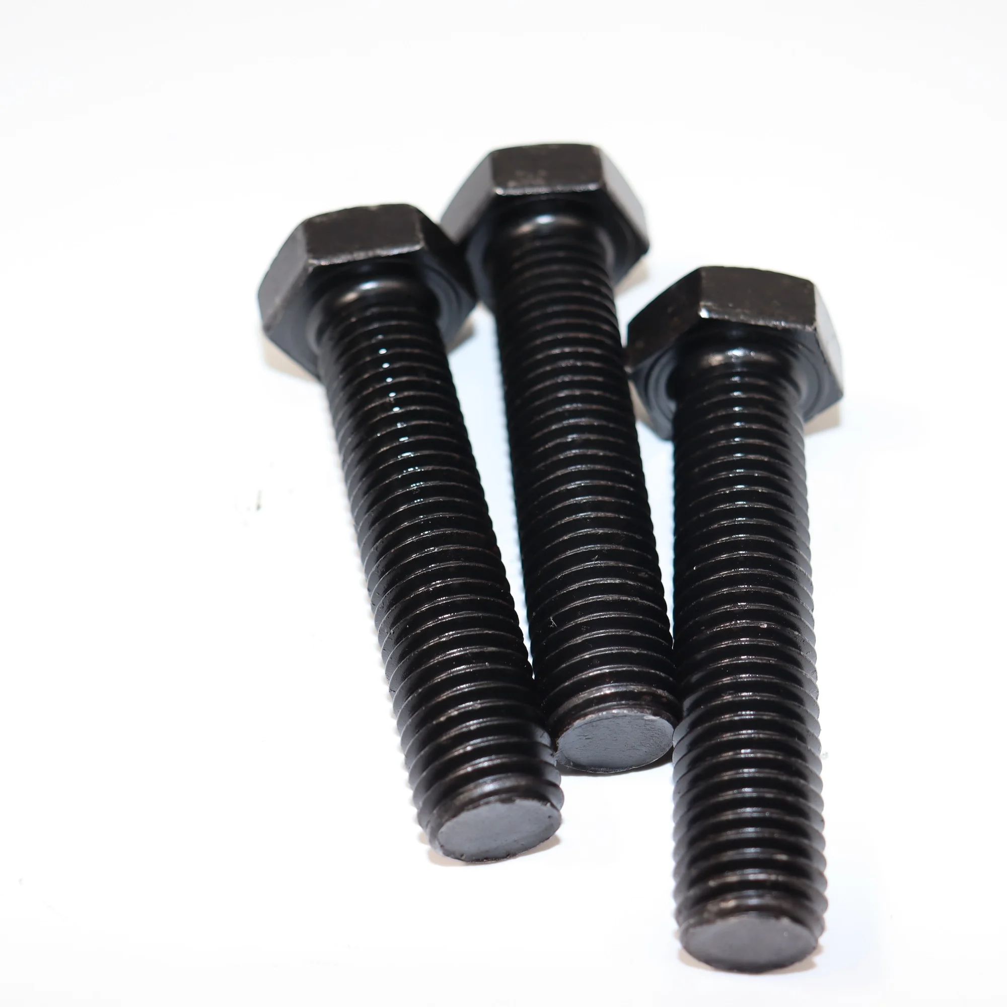 factory direct sale m6 High Strength black Hex Bolts for building