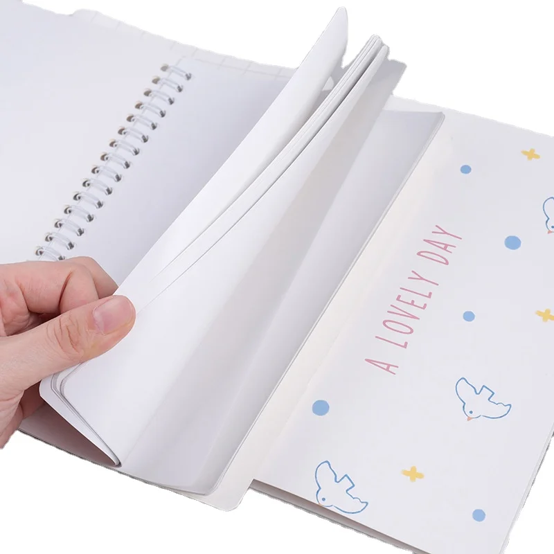 Make Your Own Design  A4 40 thick Pages Binding Reusable Sticker Release Paper Book