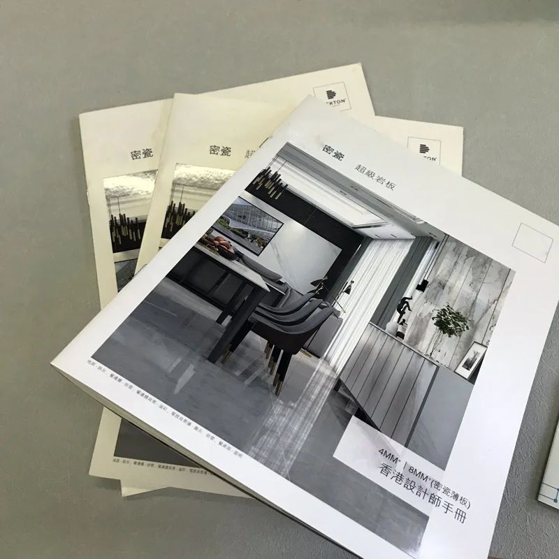 Custom printing Ceramic tile Company information product advertising Softcover photo Catalog  Brochure  book printing