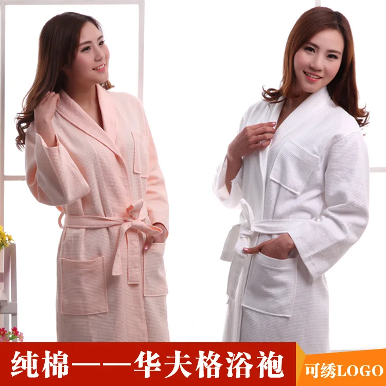 Оптовая продажа индивидуальный высококачественный банный халат MRTONG из 100% хлопка с вафельным покрытием для отеля