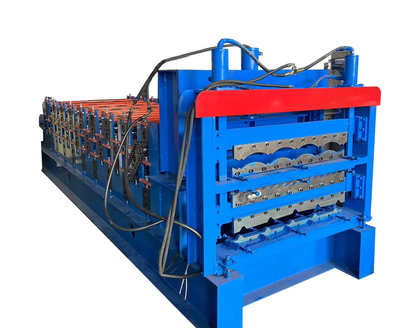Color Steel Tile Automatic Three-Layer Tile Machine One Machine Three Uses