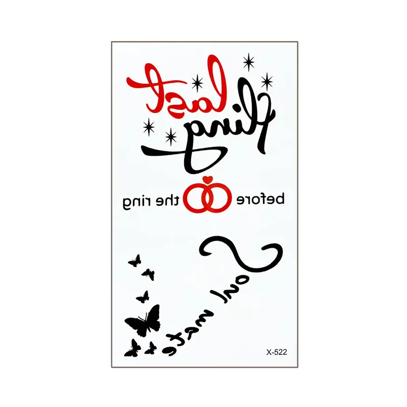 Temporary Tiny Tattoo Stickers for Women Men kids Flower Word Small Patterns Waterproof Tattoo Sticker