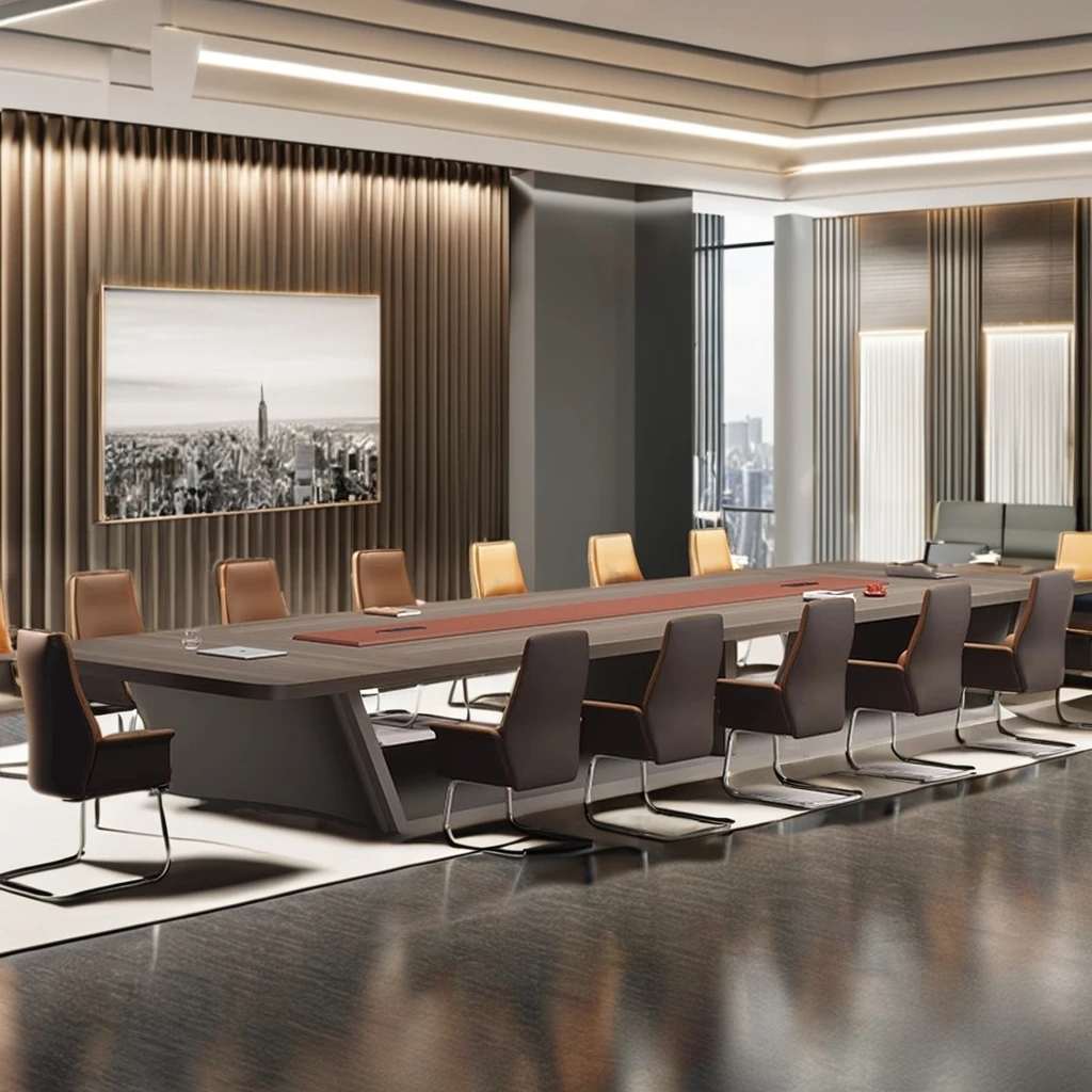 Современный 10-местный офисный стол для совещаний конференц-зала