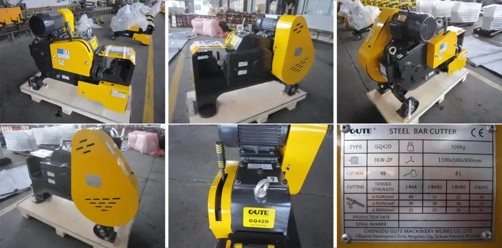Automatic rebar cutter round 6-40mm rebar cutting machine bar cutters GQ42D