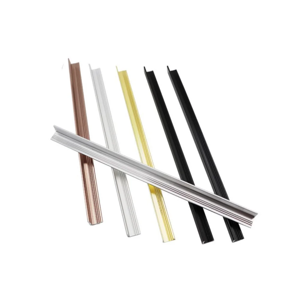 aluminum alloy black & gold corner protector extrusion tile trim edging profiles