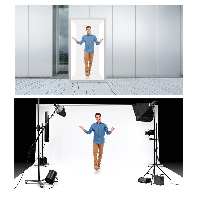 transparent lcd box display 32 43 49 55 65 75 86 inch screen with Interactive Touch Showcase Hologram Box transparent lcd case