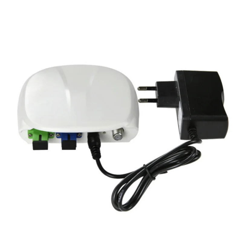 FTTH CATV Network Passive  Pon Internet Indoor Fiber Optical Receiver 2 Adapters Node SC APC UPC WDM AGC Control 1 RF Port