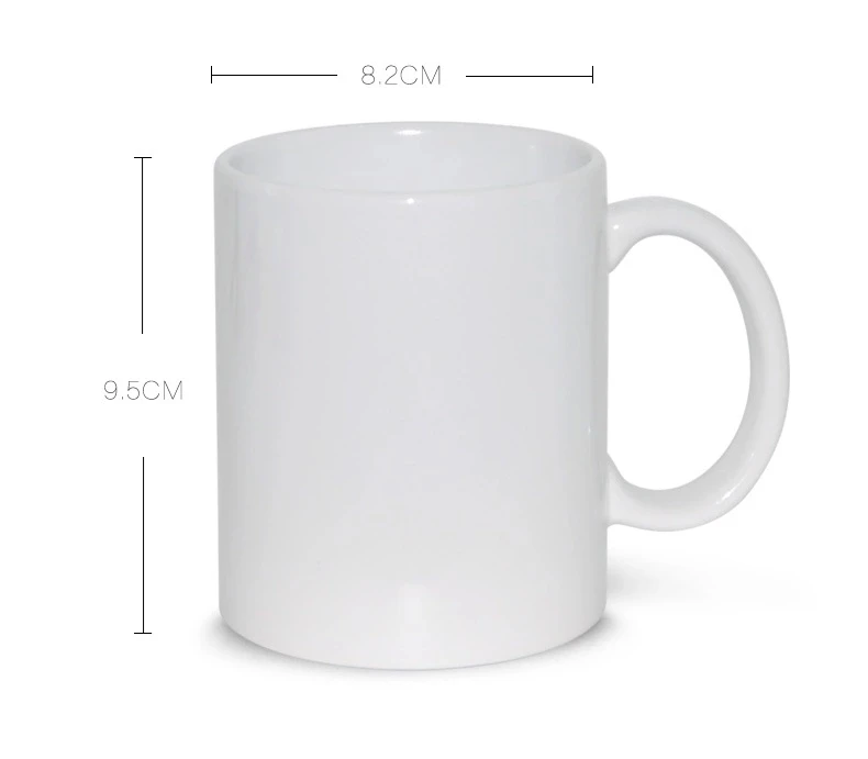 Высокое качество 11 унций керамика Китай сублимационный знак чашка Сделай Сам персонализированные кружки