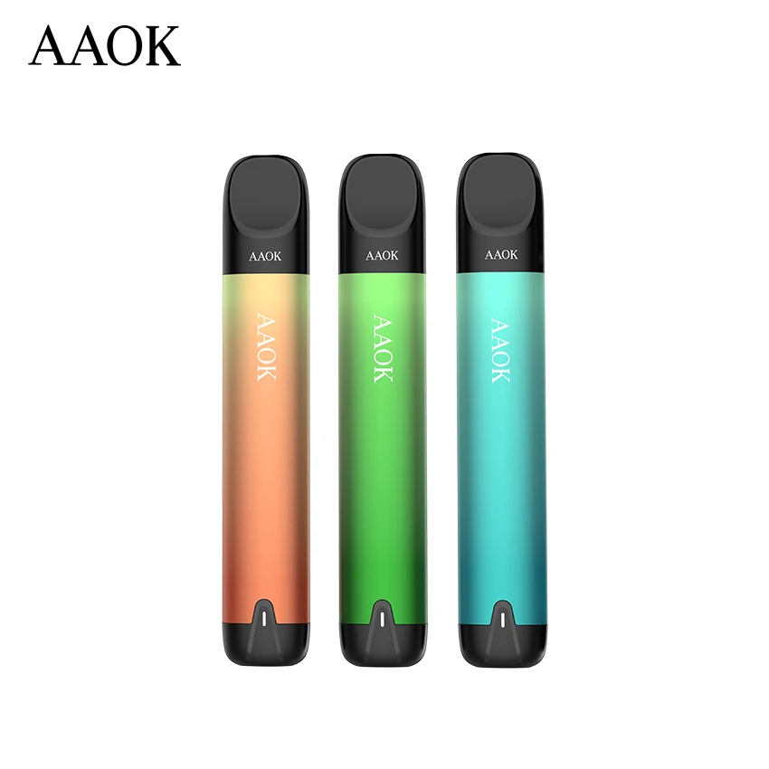  Популярная Новая перезаряжаемая электронная сигарета AAOK H01 1 8 мл закрытая система с супер катушкой набор электронной