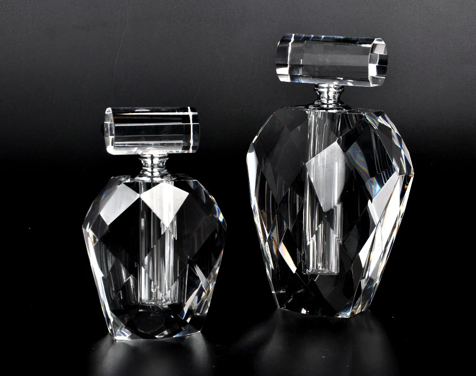 Modern luxury design custom perfume bottles 100 ml transparent empty rectangular perfume bottle