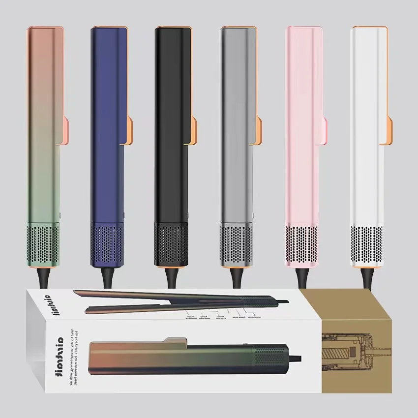 Multistyler reverse air hair straightener ionic airstyler compact tourmaline hair straightener for wet and dry hair