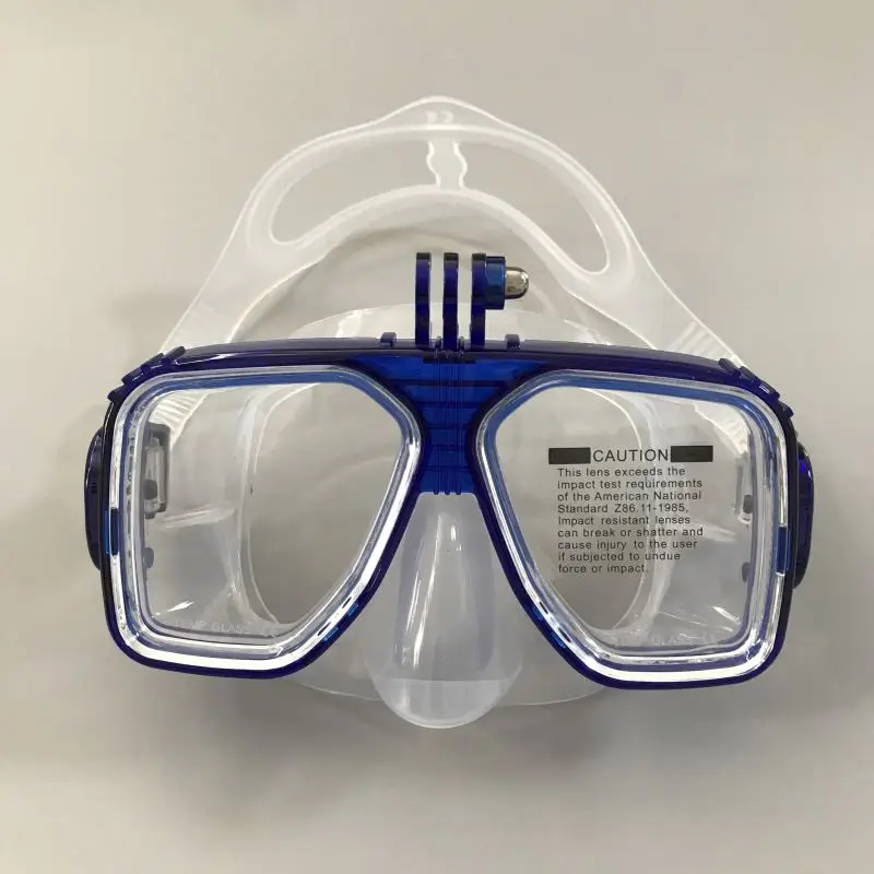 
Top quality low volume silicone spearfishing diving snorkeling goggles anti-fog Freediving mask with mount 