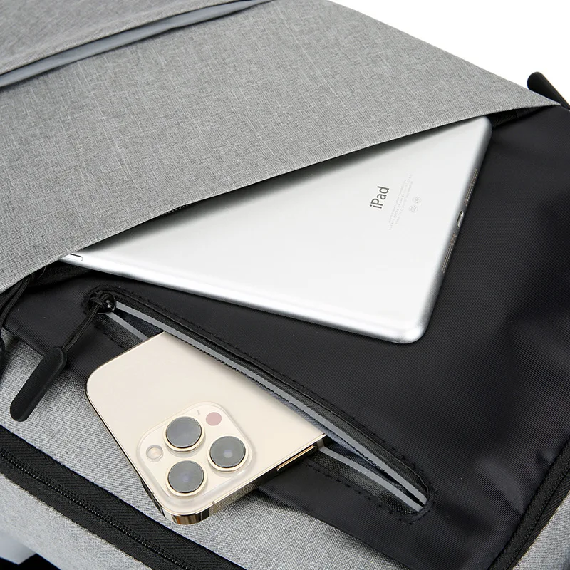 Customized Logo Durable Mens Fashion Young Teens Travel Business Laptop Backpack Bag USB Port School Bag For Boys Backpack