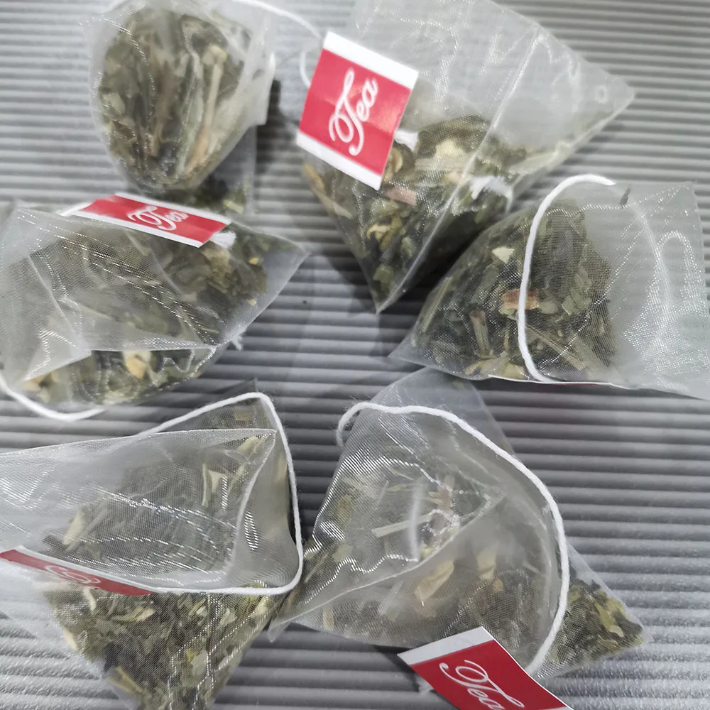 OEM Private Label Mint Lemongrass Ginger Green Tea Spiced Green Tea