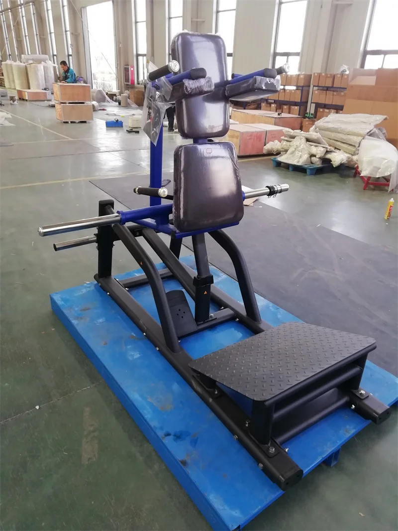 Minolta Wholesale Best Quality Standing Free Weight Plate Loading Fitness Exercise Super Gym Equipment V Squat Trainer