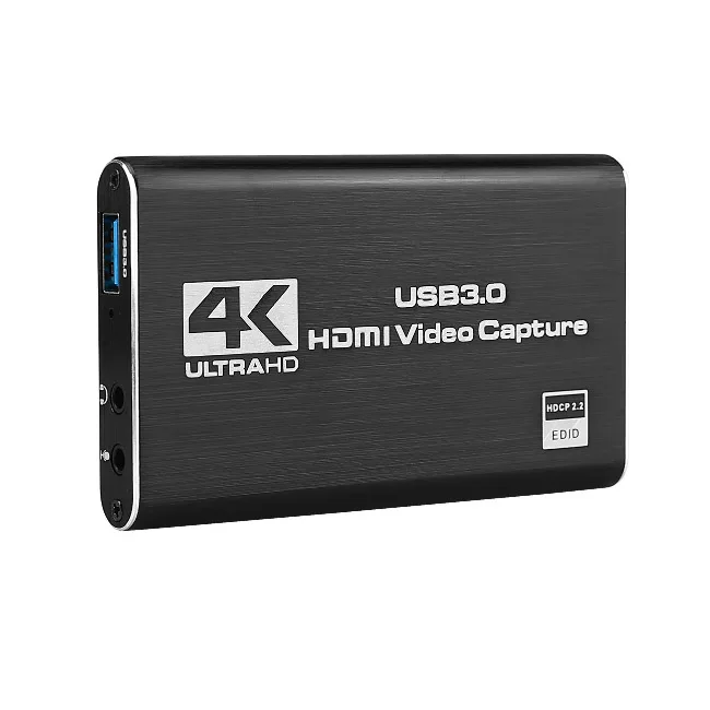 HDMI-IN видеозахвата USB3.0 1080P 60FPS карта захвата коробка для Windows Linux