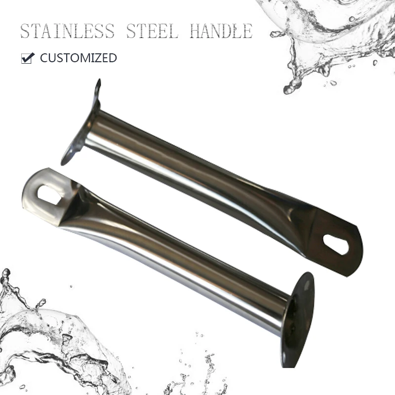 China Manufacturer Nice Price Kitchen Long Stainless Steel Pot Frying Pan Handles