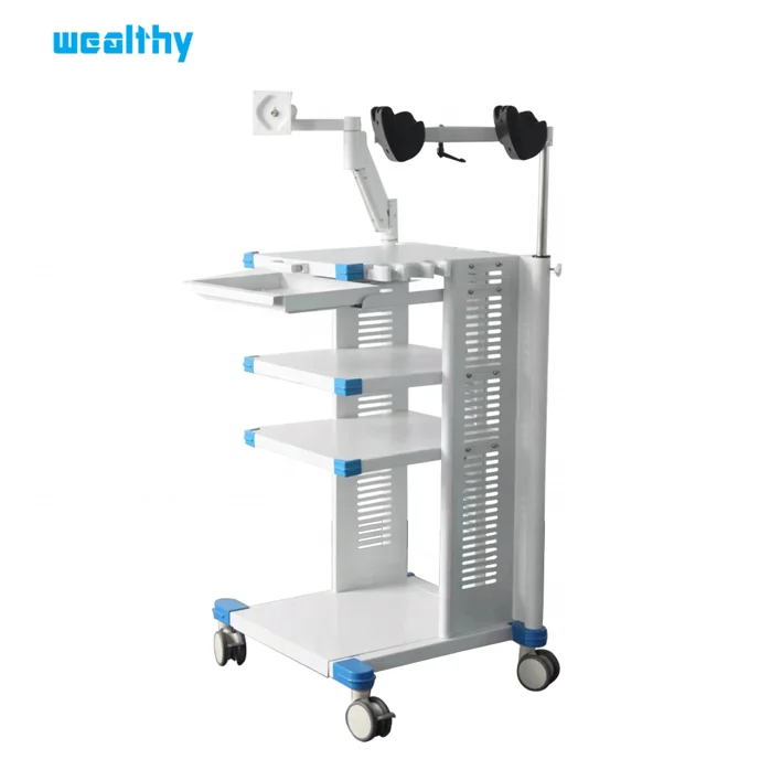 Wealthy Laparoscopy endoscopy cart trolley medical endoscope cart  trolley