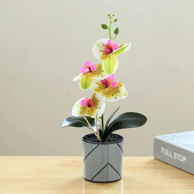 TS Orchid Purple Ornaments Plants For Party Home Decor