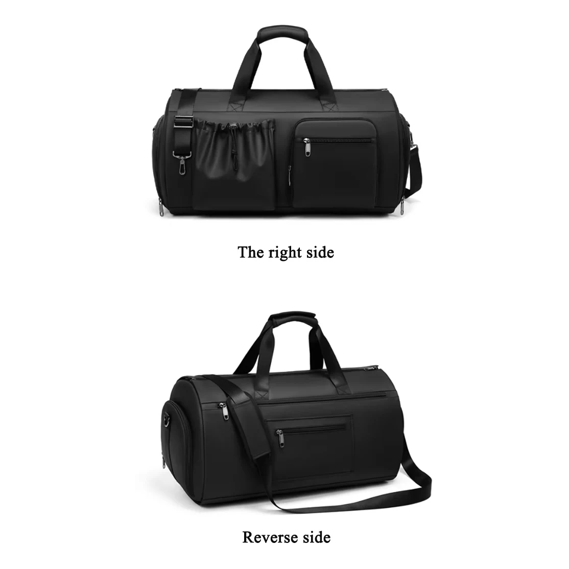 leather Duffel High Quality boarding large capacity travel bag gym bag folding backpack travel garment duffle bag