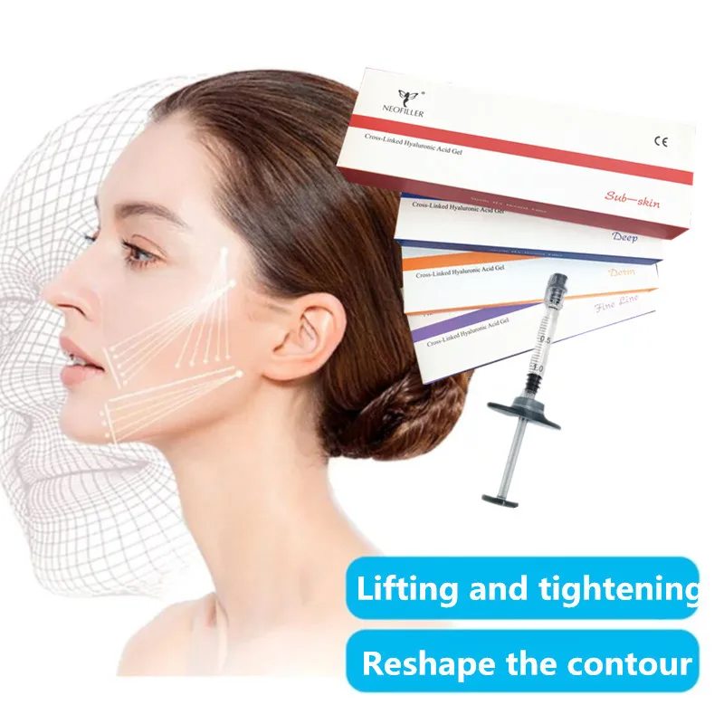 Factory Price Cross Linked Hyaluronic Acid Korea Ha Injectable Dermal Filler