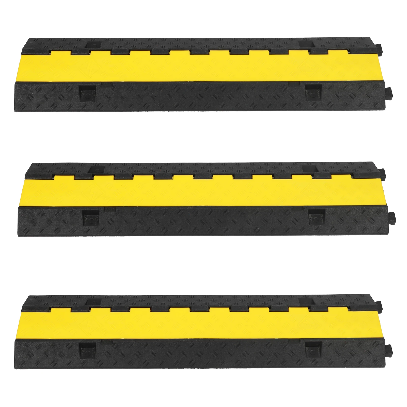 2 Channel Rubber Cable Protector Ramp