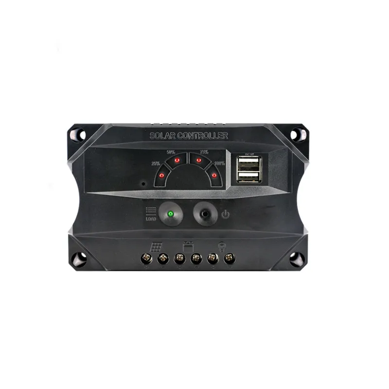 HanfSolar Manufacturer 10A 20A 30A 50A 60A 12/24V PWM Solar Controller