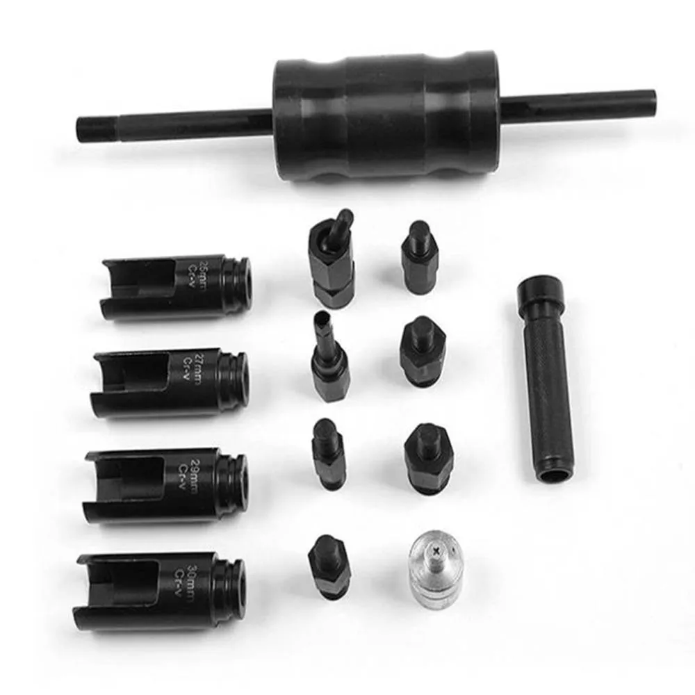 14 Pcs Injection Puller Extractor Kit Tool For Bosch Delphi Deso Siemens Diesel Injector Remover Common Rail Adaptor SK1218