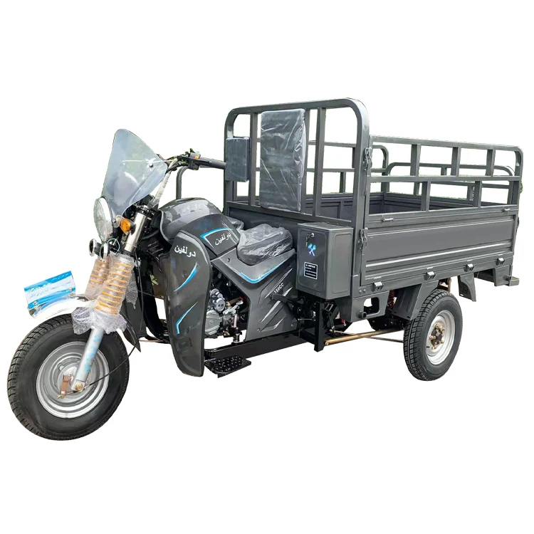Factory price cargo type gasoline three wheel tricycle motorcycle