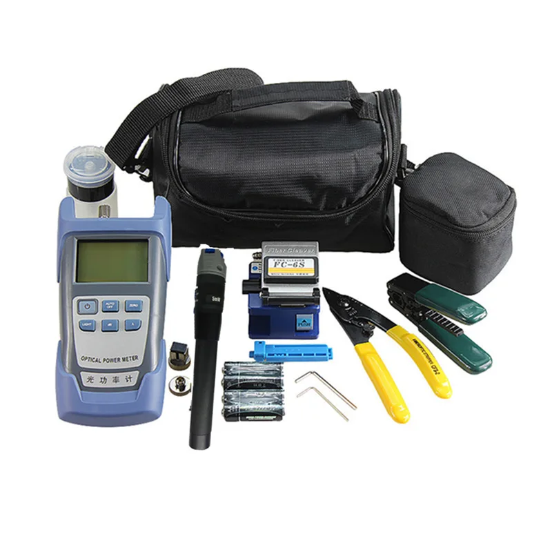 FTTH TOOL KIT для FTTH поле собрать с мощность метр Визуальный дефектоскоп