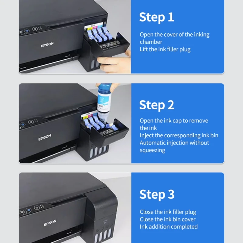 GI-890 Premium Compatible Color Water Based Bottle Refill Ink for Canon Pixma G1800 G1810 G4800 Printer