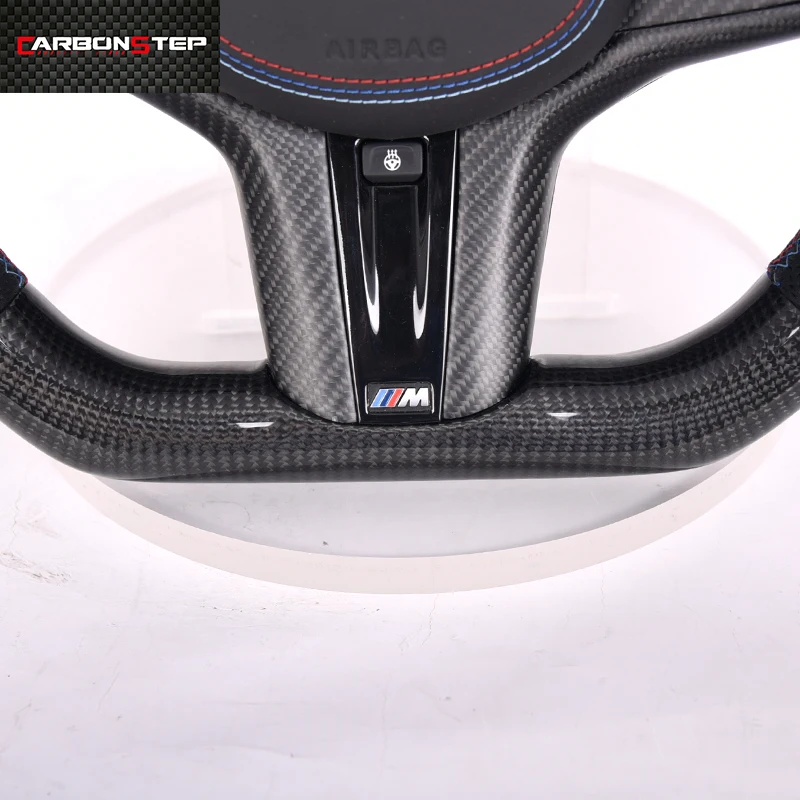 LED Carbon Fiber Steering Wheel For BMW G20 G28 G30 G38 G32 G11 G12 G01 G02 G05 G06 G07 G08 G14 G15 X3M X4M X5M X6M M3 M4 M5 M8