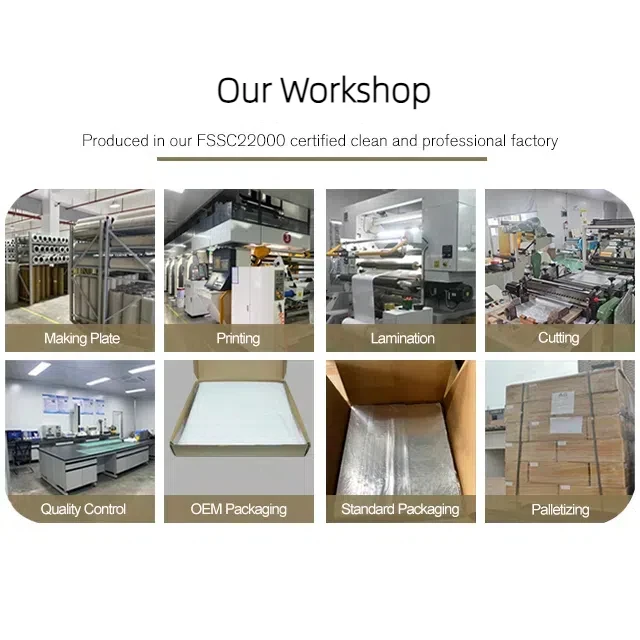 Honeycomb paper design with Heat-control insulated foil wrapping sheet