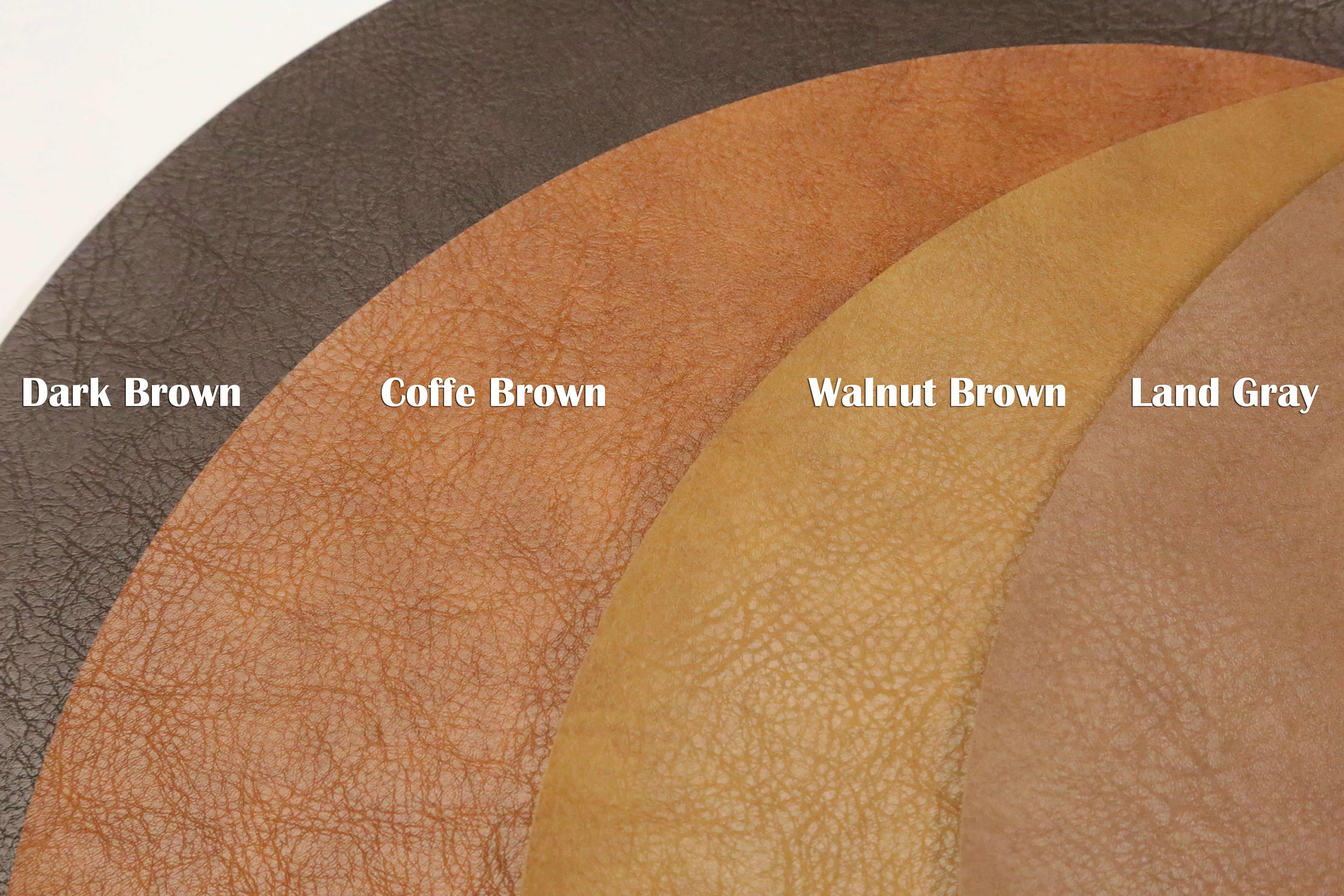 Tabletex Luxury Vintage Leather Placemat Faux Leather Placemats Waterproof Coffee Mats