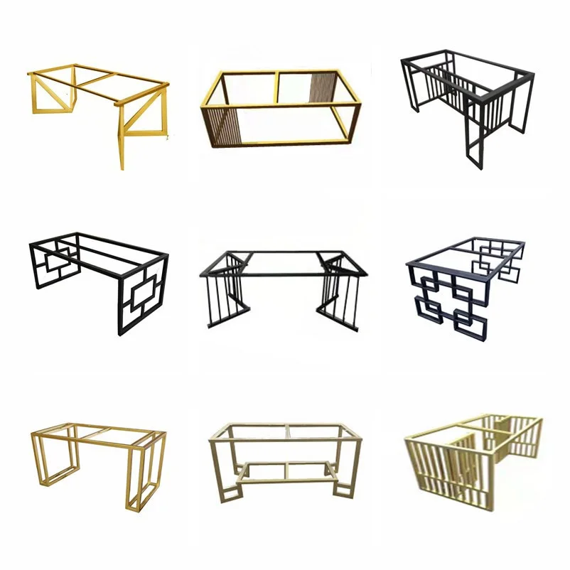 Metal Table Legs For Table  Industrial Restaurant Desk Office Cast Iron Steel Bench Dinning Coffee Dining Furniture Table Frames