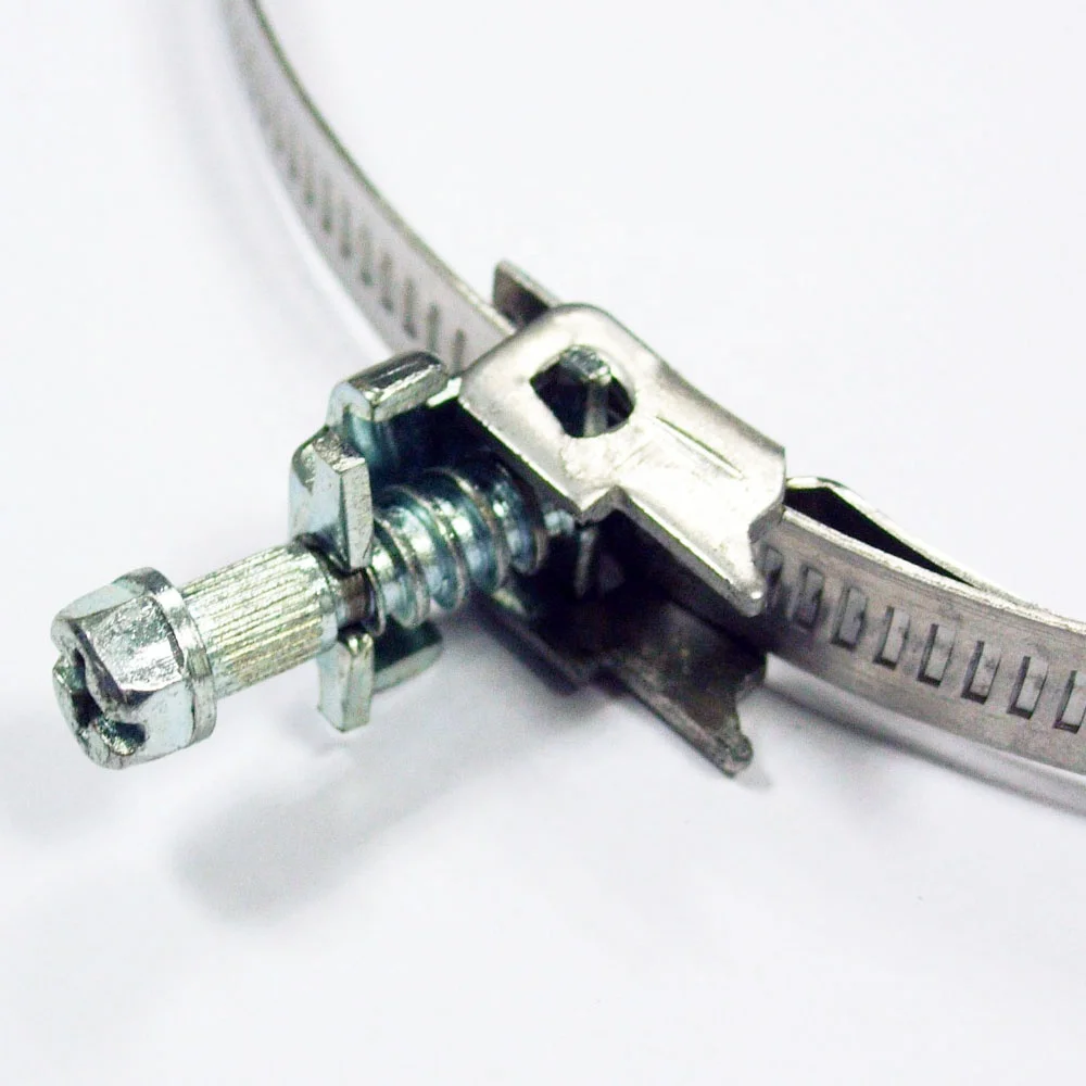 Germany type Non-perforated Quick release hose clamp with 9mm bandwidth
