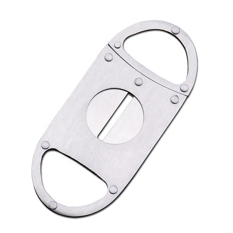 Metal Cheap Personalized Single Blade Sharp Cigar Accessories Cigar Cutting Scissor