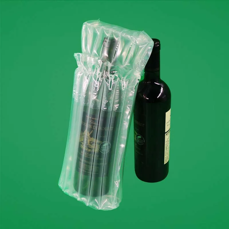 Air column bag for wine bottle inflatable bag shock resistance package material