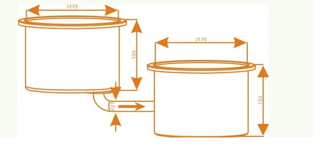  Депиляционный воск для удаления волос двойной горшок маникюрного салона оборудование восковой подогреватель