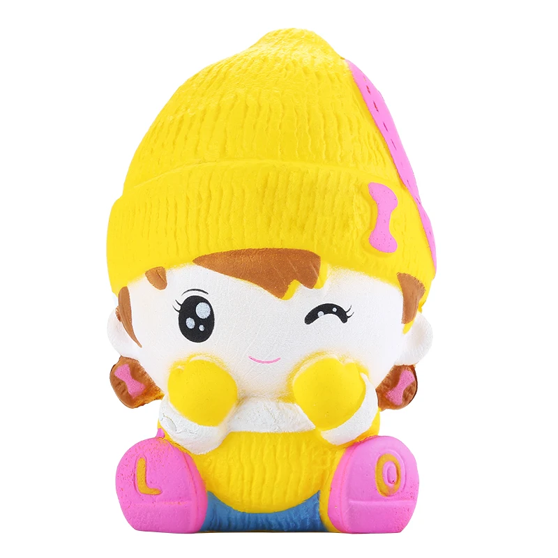 cute girl Squishy Toy Hot Selling Decompression Squeeze Toy PU Stress Balls portrait Toys