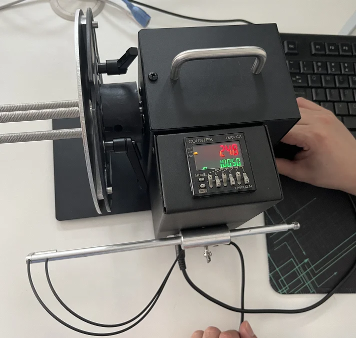 Juxing-R9+ 150mm Width Label Rewinder Automatic Barcode Label Printer Rewinder Barcode Label Rewinder