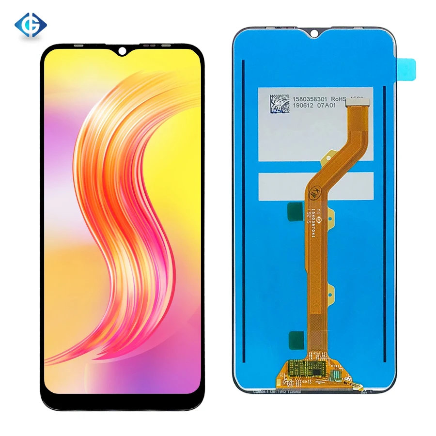 mobile phone lcds for Tecno Spark 4 6.52' LCD Screen KC8 Display for Tecno Spark 4 Touch KC8