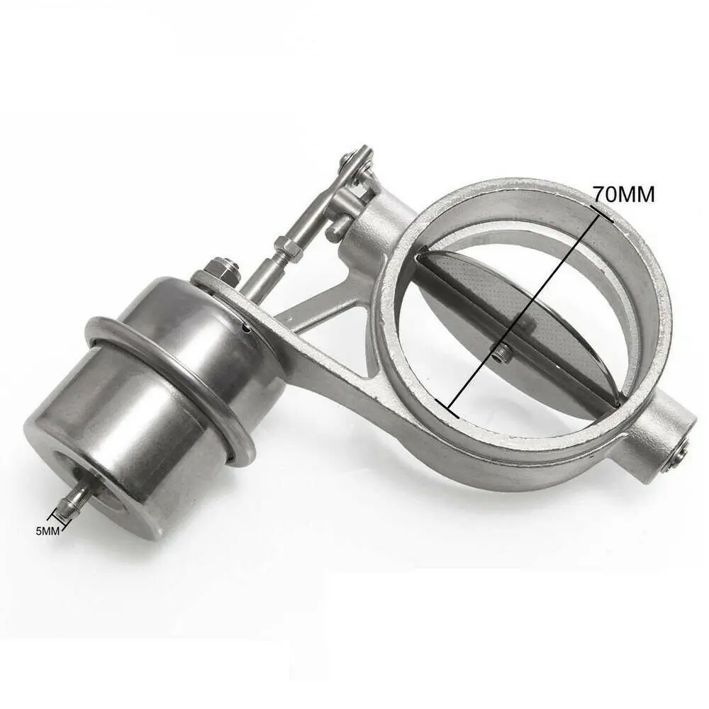 304 Stainless Steel Car Exhaust Control Valve ,Boost Vacuum Activated Exhaust Cutout / Dump with Closed / Open
