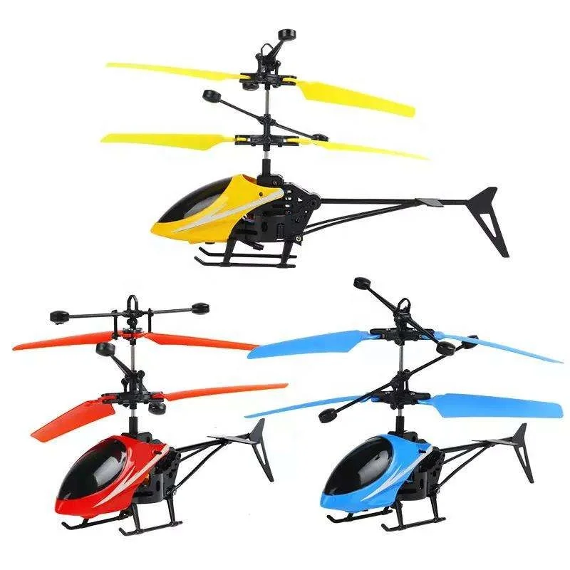 Rc Helicopter 2.4G Remote Control Emergency Stop With Hover Function 2 Channel Toy For Boy Children Gift