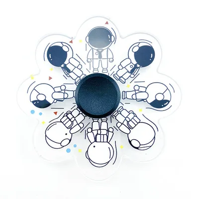 
2021 new 3D tri sublimation fidget spinner mini gear flying animated fidget spinner naruto toy 