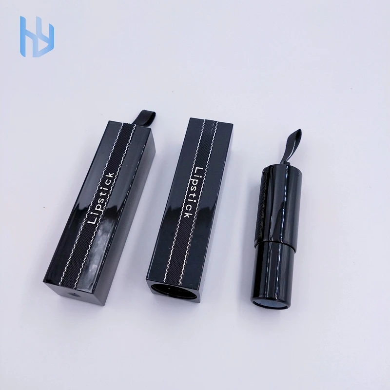 Пользовательские печати металлик квадратный губная помада Упаковка