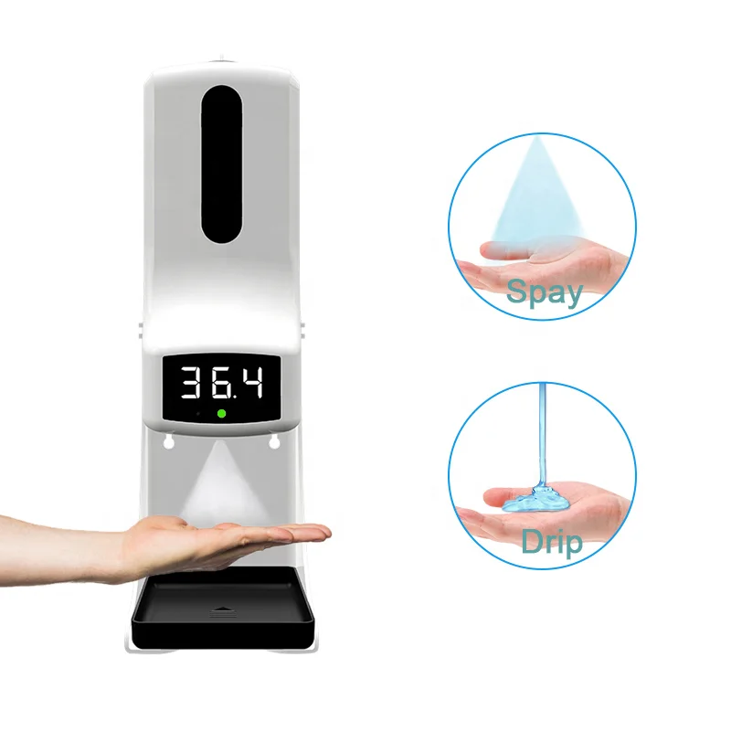 
K9 Pro Non-contact Digital 1200ml Automatic Sensor Soap Dispenser Support 15 National Languages 