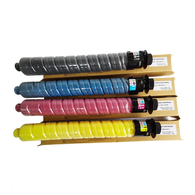 Toner Cartridge Compatible for Ricoh MP C6003 C4503 C5503 C6004 C5004 C4504 C5504 CMYK Color Cartridge Tonner