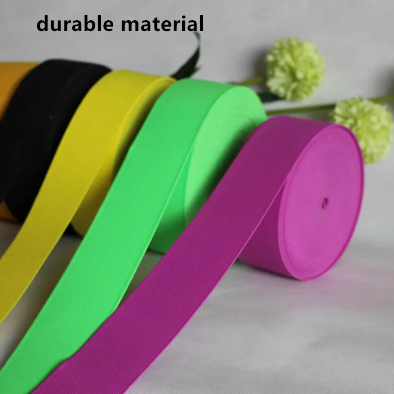 rubber polyester elastic for suspenders strong elastic band elastic less stretch